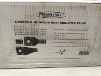 Universal Aluminum Boat Mounting Plate, Appears New