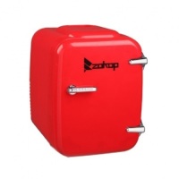 ZOKOP 5L Portable Mini Fridge Car Fridge Thermoelectric Cooler and Warmer, Red -&nbsp;New, Tested&nbsp;