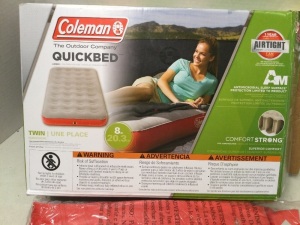 Coleman Quickbed, Twin, Appears New, Untested