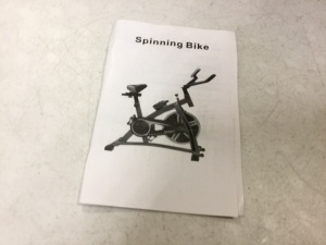 Spinning Bike Exercise Equipment, Details Unknown - E-Comm Return Appears New 