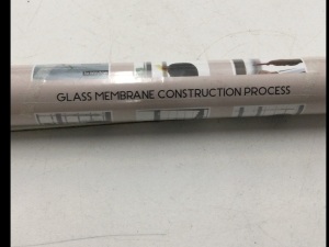 GLASS MEMBRANE CONSTRUCTION PROCESS,Appears New 