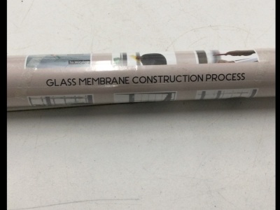GLASS MEMBRANE CONSTRUCTION PROCESS,Appears new