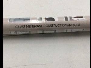 GLASS MEMBRANE CONSTRUCTION PROCESS,Appears New