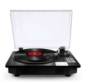 Vinyl Record Player Turntable, Powers Up, Appears New