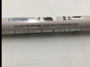 GLASS MEMBRANE CONSTRUCTION PROCESS,Appears new