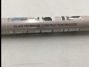 GLASS MEMBRANE CONSTRUCTION PROCESS,Appears new