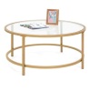 Round Tempered Glass Coffee Table