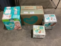 Lot of Pampers Baby Diapers & Baby Wipes&nbsp;