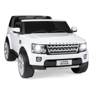 12V 2-Seater Licensed Land Rover Ride-On, White