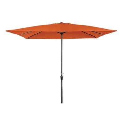 Rectangular Patio Umbrella, 8x11ft, Orange