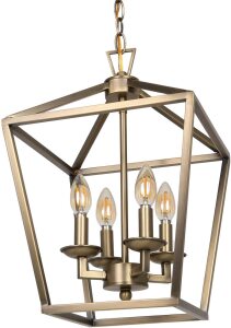 4-Light Chandelier Ceiling Light Fixture