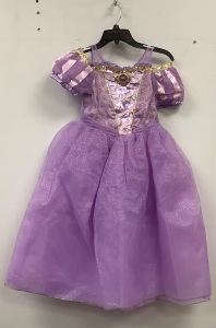 Disney Princess Tangled Dress, 7/8, Appears New