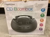 Lot of (2) Memorex CD Boombox, Appears New/Box Damaged