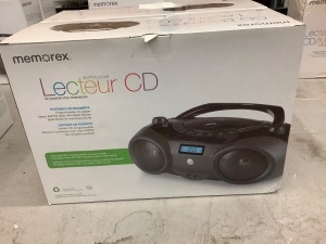 Lot of (2) AM/FM Portable CD Player, Appears New/Box Damaged