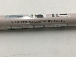 GLASS MEMBRANE CONSTRUCTION PROCESS,APPEARS NEW