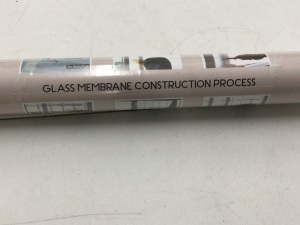 GLASS MEMBRANE CONSTRUCTION PROCESS,APPEARS NEW