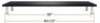 Office Oasis Dual Computer Monitor Stand, Solid Bamboo Supports 100lbs, Black,New