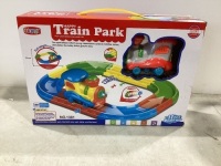 Techege Toys happy Train park play learn grow build fun 18 months+ music lights&nbsp;&nbsp;