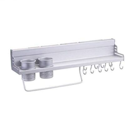 Wall Mounted Kitchen Storage Rack - Appears New 