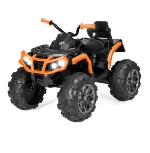 12V Kids Ride-On 4-Wheeler Quad ATV Car, Orange