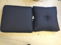 Lot of (2) Outdoor Cushions, Assorted Sizes, Appears New