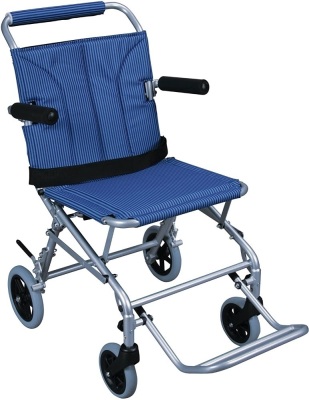 Drive Medical Super Light, Folding Transport Chair with Carry Bag, Blue. NEW