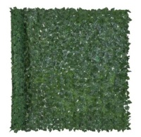 Outdoor Faux Ivy Privacy Screen Fence, 96x72in