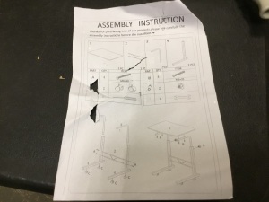 Rolling Tray Table, Details Unknown - E-Comm Return, Appears New