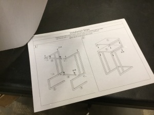 Side Table, Details Unknown - Appears New 