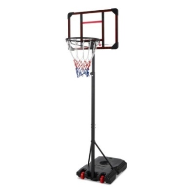 Kids Height-Adjustable Basketball Hoop, Clear