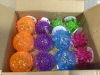 Case of Light Up Textured Rubber Ball Stress Toys&nbsp;