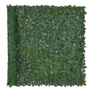 Outdoor Faux Ivy Privacy Screen Fence, 96x72in