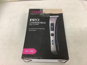 Confu Pro Chargeable Hair Clippers, Powers Up, E-Comm Return