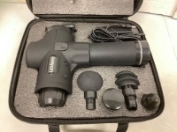 Massage Gun, Powers Up, Appears New