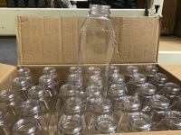 Lot of (35) Upper Midland 16oz Juice Bottles with Caps - Appear New&nbsp;