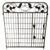 Lot of (2) Amagabeli Decorative Garden Fence Gates,&nbsp;44in x 6ft,&nbsp;Outdoor Coated Metal - Appear New with Dent to Top of One Panel