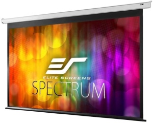 Elite Screens 90" Spectrum Electric Motorized Projector Screen with Multi Aspect Ratio - Appears New 