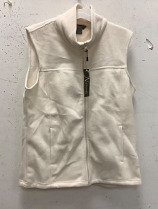 Natural Reflections Womens Fleece Vest, L, New