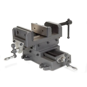 5-1/8-Inch Compound Cross Slide Industrial Strength Benchtop Vise