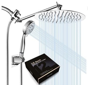 Acnusik 12 Inch Rain Shower Head with Handheld Spray Combo, Appears new