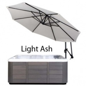 Cover Valet Spa Side Umbrella, Light Ash - Appears New 