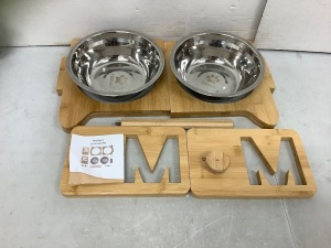 Pet Food Bowls Stand, Appears new