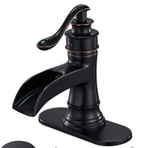 Homevacious Oil Rubbed Bronze Waterfall Faucet, Appears New
