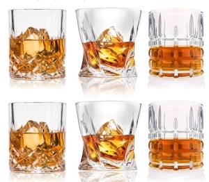 Set of 6 DeeCoo Whiskey Glasses, Appears new