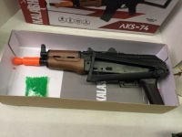 Kalashnokov AKS-74 Air Soft Gun, Appears New