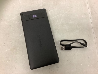 20000mAh 3-Port Power Bank, Powers Up, Appears New
