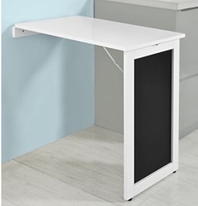 Haotian Wall-Mounted Drop-Leaf Table, Appears new