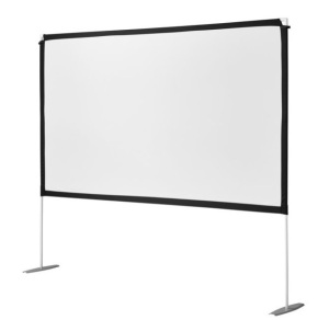 onn. 100" Portable Indoor/Outdoor Projection Screen, Retail 75.00, Appears New