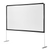 onn. 100" Portable Indoor/Outdoor Projection Screen, Retail 75.00, Appears New