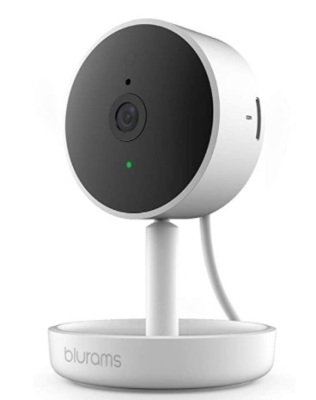 BluRams Indoor Security Camera, Powers Up, E-Commerce Return